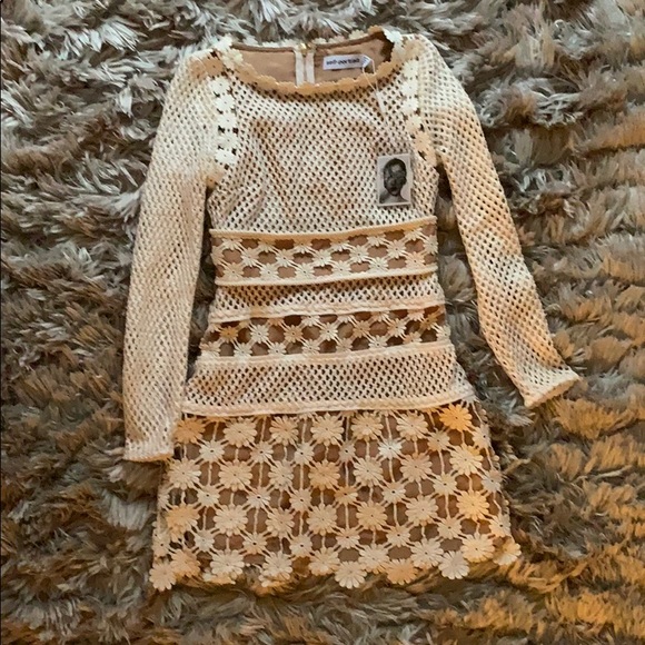 Self-Portrait Dresses & Skirts - • self-portrait • lace flower long sleeve dress